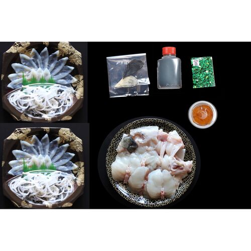 山口 下関 「河久」 とらふぐ料理セット B(とらふぐ刺身20g×2)