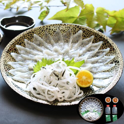 山口 下関 「河久」 とらふぐ料理セット A(とらふぐ刺身50g)