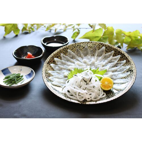 山口 下関 「河久」 とらふぐ料理セット A(とらふぐ刺身50g)