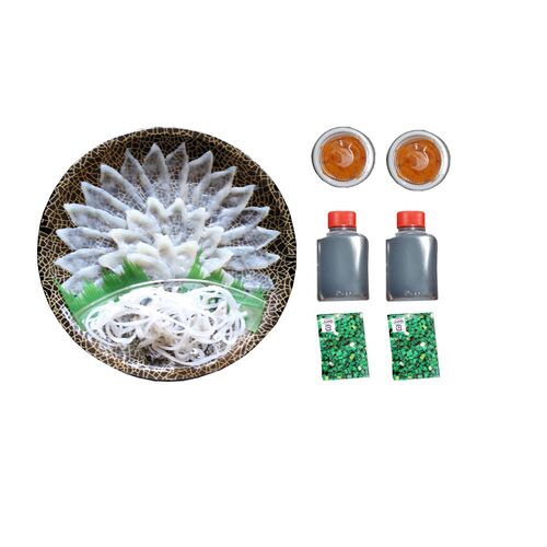山口 下関 「河久」 とらふぐ料理セット A(とらふぐ刺身50g)
