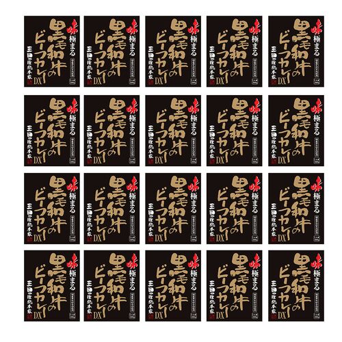 三田屋総本家　味極まる黒毛和牛のビーフカレーＤＸ(20食)