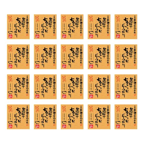三田屋総本家　黒毛和牛ちょこっとビーフカレー中辛(計40食）