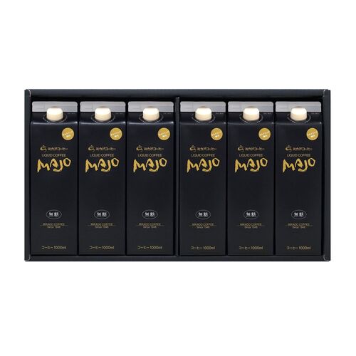 MAJOリキッドコーヒー無糖ギフト 1000ml×6本