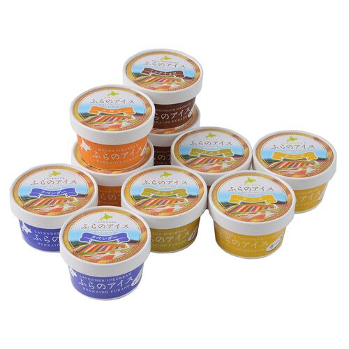 北海道 富良野アイスクリーム 5種 各80ml×2