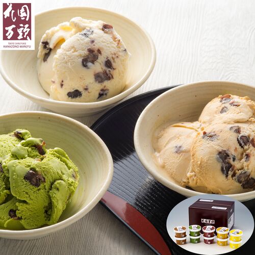 東京・新宿「花園万頭」ぬれ甘なつとアイス詰合せ 90ml×10個