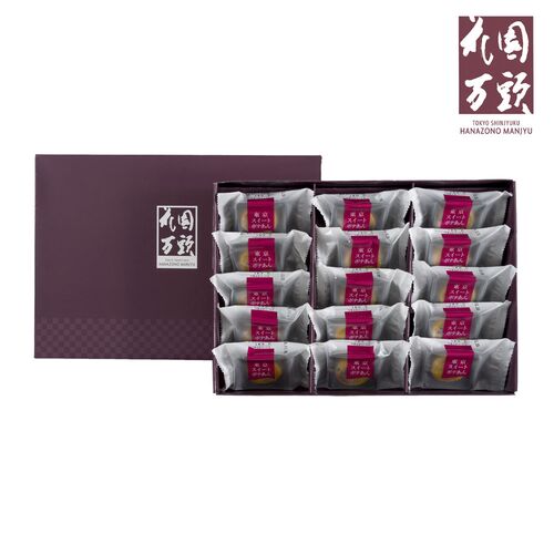 東京・新宿「花園万頭」スイートポテあん (15個入)