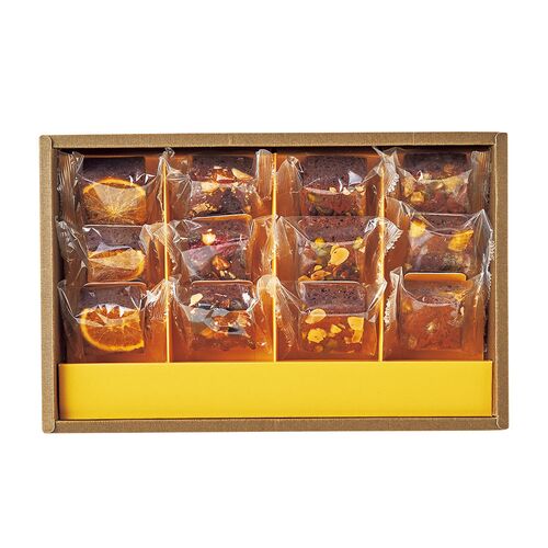 山口 「ホシフルーツ」 ナッツとドライフルーツの贅沢ブラウニー (12個)