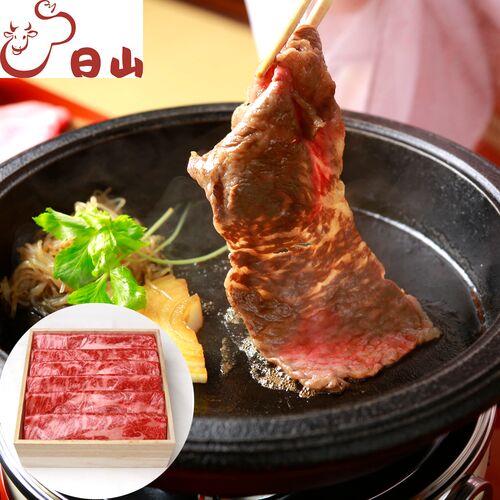 東京・人形町 「日山」 山形牛 肩ロースすき焼き