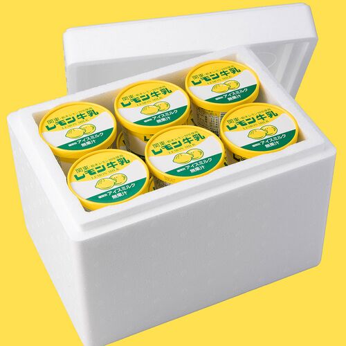 栃木 レモン牛乳カップアイス 140ml×12個