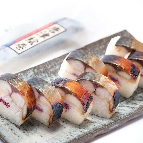 国産焼き鯖棒寿司、スモークサーモン棒寿司