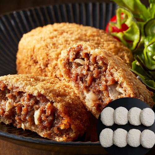 大阪 「洋食Ｒevo」 黒毛和牛メンチカツ(8個)