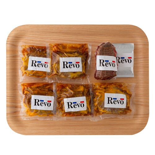 大阪 「洋食Ｒevo」 黒毛和牛コンビセット