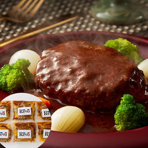 大阪 「洋食Ｒevo」 名物黒バーグ (200g×6)