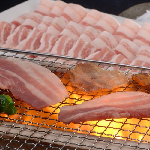 山形県食肉公社認定 山形豚 バラ焼肉（800g）
