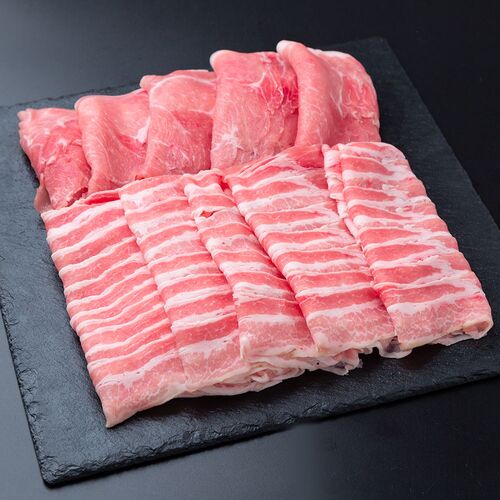 千葉県産 バナナパインポーク ロース・バラしゃぶしゃぶ（計800g）