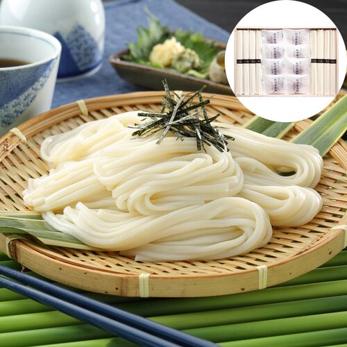 紀州南高梅はちみつ漬け(8個)・讃岐うどん(50ｇ×8束) 詰合せ