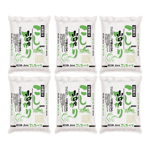 雪蔵仕込み 山口県産 コシヒカリ 5kg×6