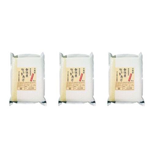新潟 雪蔵仕込 特別栽培米 新潟産 コシヒカリ 6kg (2kg×3)